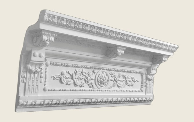 Cornisa Extra Alta de escayola (20×44×101 cm)