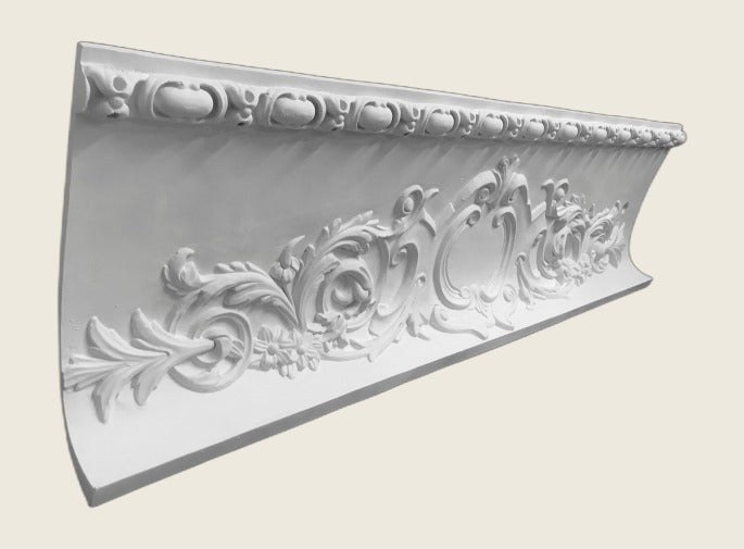 Cornisa Penetración de escayola (38×16×145 cm)