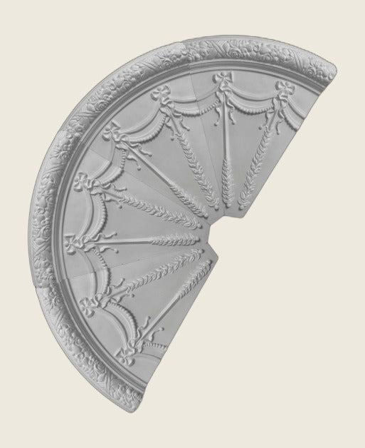 Plafón Colosal de escayola (Ø240 cm)