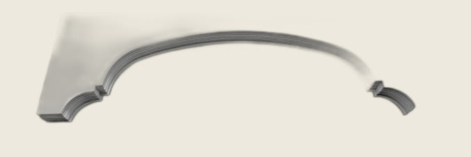 Arco de escayola (120×35×9 cm)
