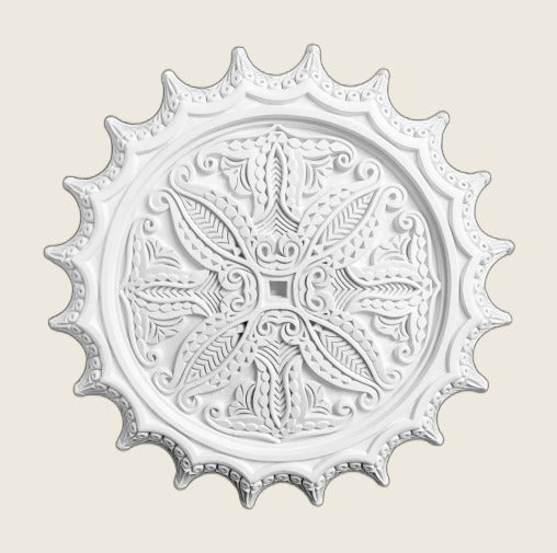 Plafón de escayola (Ø61 cm)