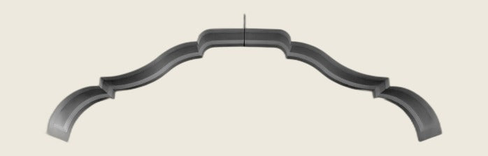 Arco de escayola (200×65×25 cm)