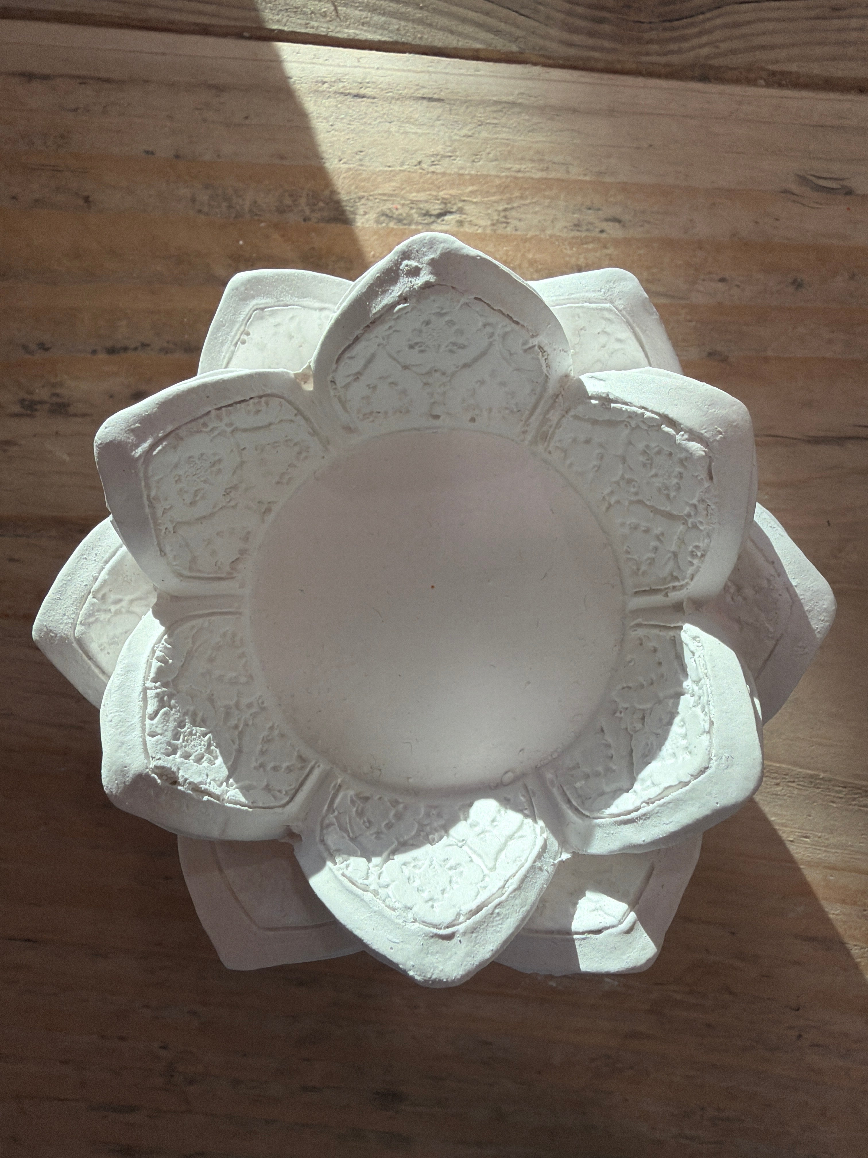 Flor de Loto 3D Portavelas [MAYORISTA]