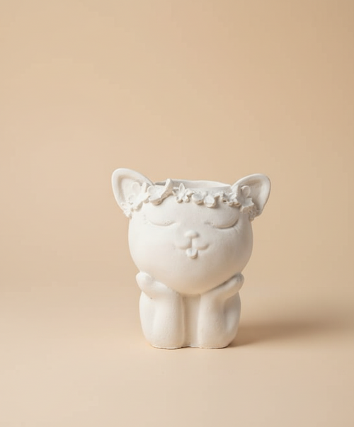 Maceta de Gatita Kawaii