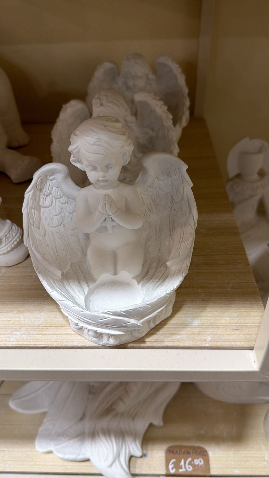 Candelabro Ángel en Oración [LLEVAR]