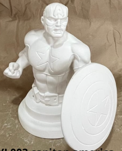 Busto de Capitán América con Escudo