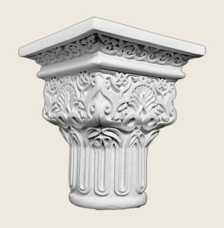 Capitel Mudéjar de escayola (Ø12 cm)