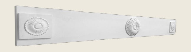 Friso de escayola (2×16,5×122 cm) · Ref. EA-0493 · Precio mayorista