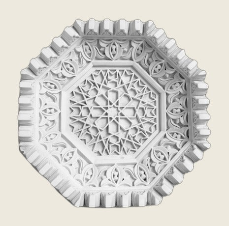 Plafón de escayola (Ø43 cm)