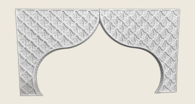 Arco Piezas Una Cara de escayola (160×86×4 cm)