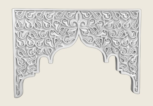 Arco Pieza Una Cara de escayola (62×43×2,5 cm)