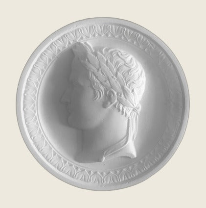 Pieza decorativa de escayola (18 cm) · Ref. EA-0034 · Precio mayorista