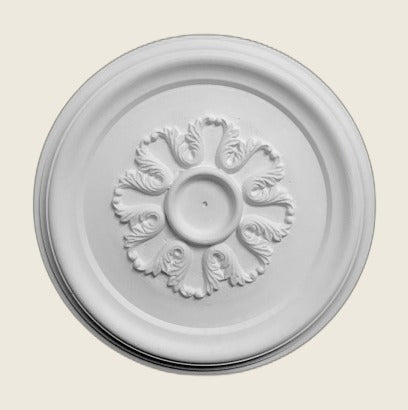 Plafón Floral de escayola (Ø28 cm)