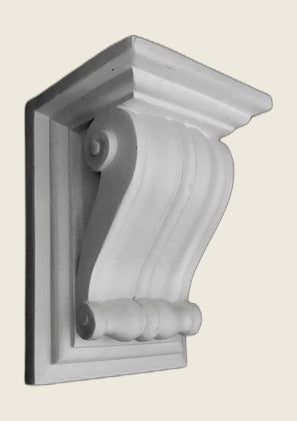 Ménsula de escayola (15,5×20,5×11,5 cm)