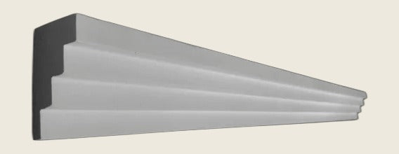 Moldura Estrecha de escayola (4×6×100 cm)
