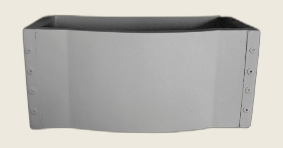 Aplique de pared de escayola (30,5×16×14 cm)