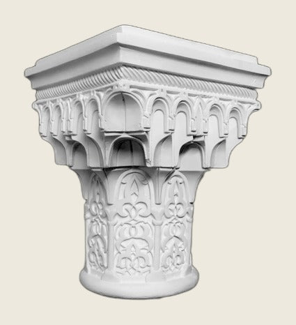 Capitel Mudéjar de escayola (Ø12 cm)