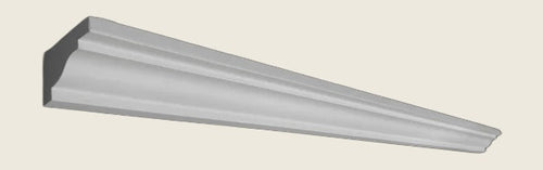 Moldura Plana de escayola (5×4×100 cm)