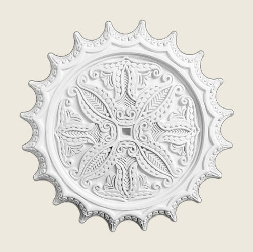 Plafón de escayola (Ø61 cm)
