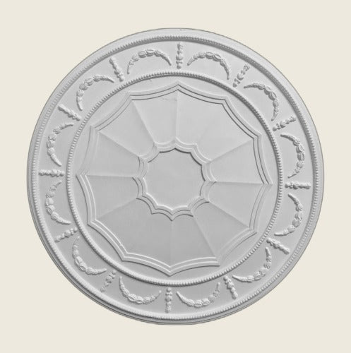 Plafón Majestuoso de escayola (Ø51 cm)