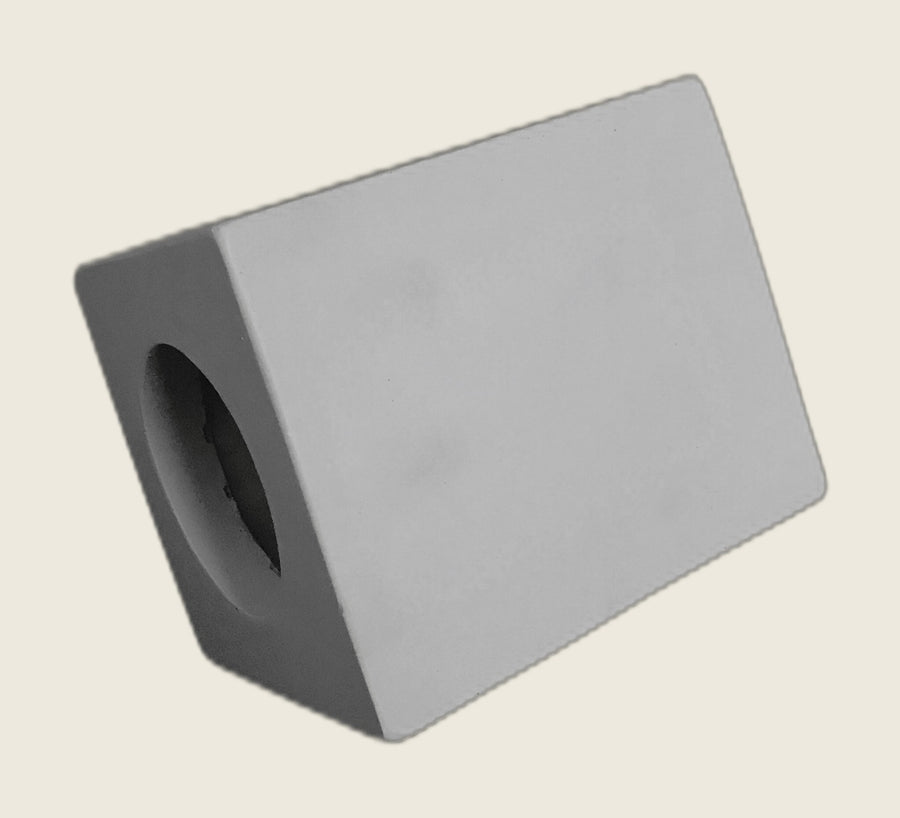 Aplique de pared de escayola (9,5×9,5×12 cm)