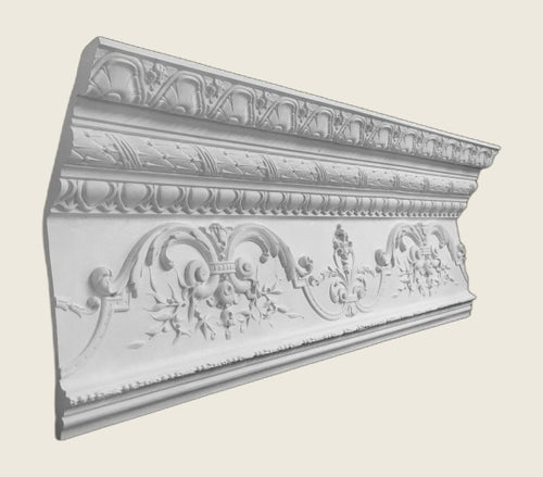 Cornisa Colosal Vertical de escayola (20×52×170 cm)