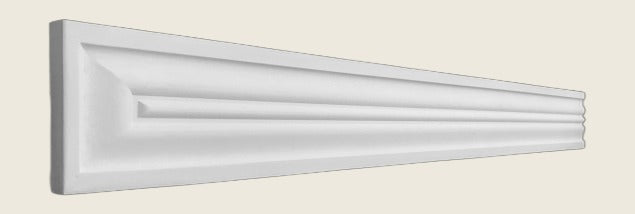 Friso Clásico de escayola (3×14×104 cm) · Ref. EA-0464 · Precio mayorista