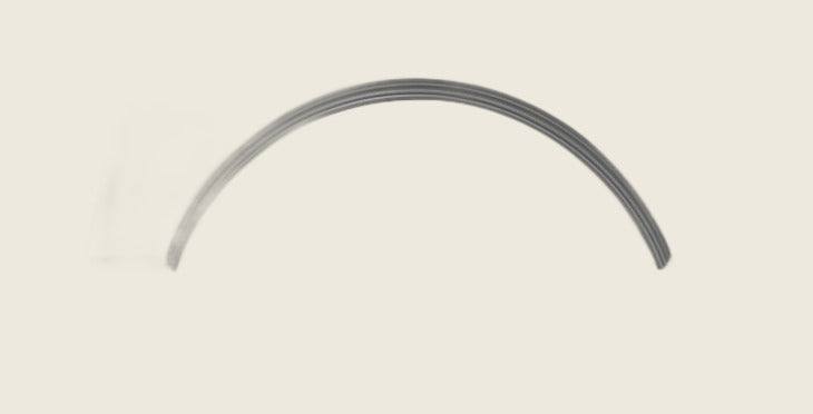Arco Sin Mensula de escayola (101×42×7 cm)