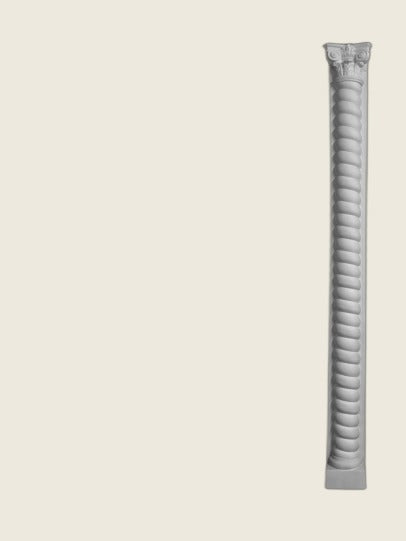 Pieza decorativa Columna Salomonica de escayola · Ref. EA-0408 · Precio mayorista
