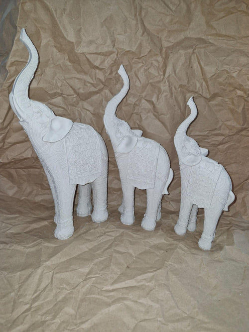 Elefante de la Suerte Hindú - Set Completo (3 Elefantes)