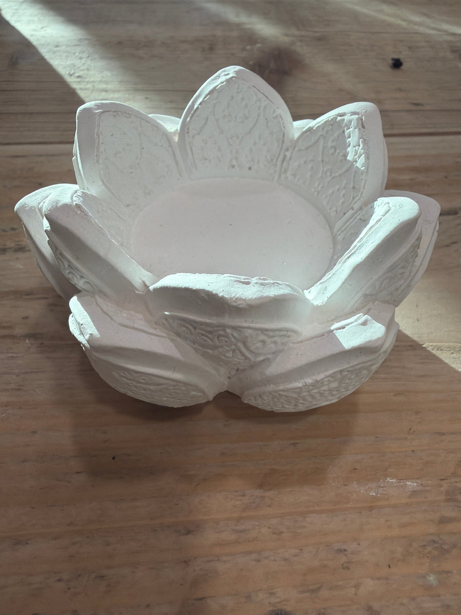 Flor de Loto 3D Portavelas [LLEVAR]