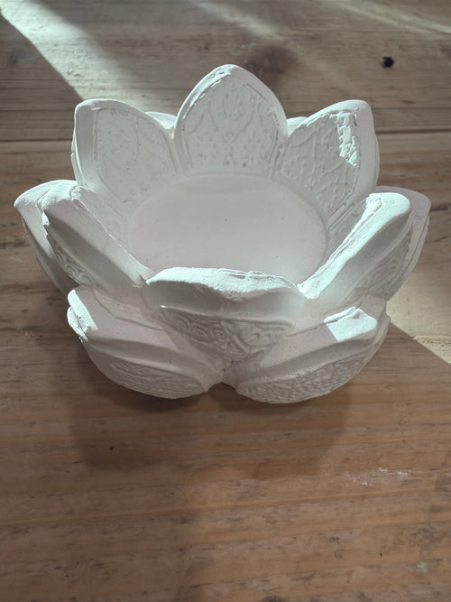 Flor de Loto 3D Portavelas