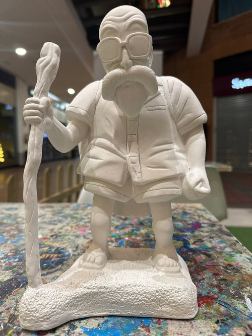 Maestro Roshi con Bastón